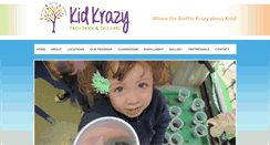 Desktop Screenshot of kidkrazypreschool.com